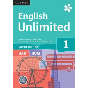 Alex Tilbury English Unlimited Hak/hum 1, Schülerbuch + E-Book - Publicité Alex Tilbury English Unlimited Hak/hum 1, Schülerbuch + E-Book - Publicité