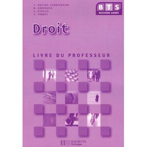 Yamina Kacimi-Charfeddine Droit Bts 2e Année : Livre Du Professeur - Publicité Yamina Kacimi-Charfeddine Droit Bts 2e Année : Livre Du Professeur - Publicité