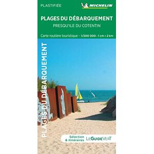 Michelin Carte Routière Et Touristique Plages Du Débarquement - Presqu’île Du Cotentin - Publicité Michelin Carte Routière Et Touristique Plages Du Débarquement - Presqu’île Du Cotentin - Publicité