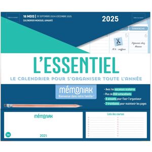 L'Essentiel 2025 : Le Calendrier Pour S'Organiser Toute L'Année : 16 Mois, De Septembre 2024 À Décembre 2025 - Publicité L'Essentiel 2025 : Le Calendrier Pour S'Organiser Toute L'Année : 16 Mois, De Septembre 2024 À Décembre 2025 - Publicité