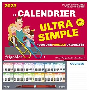 XXX Frigobloc : Le Calendrier Ultra Simple Et Maxi-Compact Pour Une Famille Organisée : De Septembre 2022 À Décembre 2023 - Publicité XXX Frigobloc : Le Calendrier Ultra Simple Et Maxi-Compact Pour Une Famille Organisée : De Septembre 2022 À Décembre 2023 - Publicité