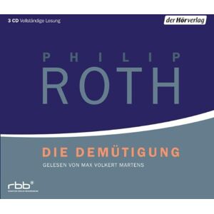 Philip Roth Die Demütigung - Publicité Philip Roth Die Demütigung - Publicité