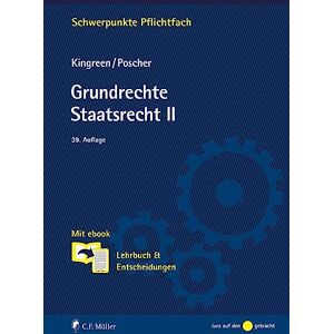 Thorsten Kingreen Grundrechte. Staatsrecht Ii: Mit Ebook: Lehrbuch & Entscheidungen (Schwerpunkte Pflichtfach) - Publicité Thorsten Kingreen Grundrechte. Staatsrecht Ii: Mit Ebook: Lehrbuch & Entscheidungen (Schwerpunkte Pflichtfach) - Publicité