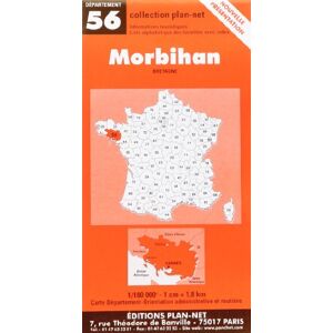 Carte Routière : Morbihan - Publicité Carte Routière : Morbihan - Publicité