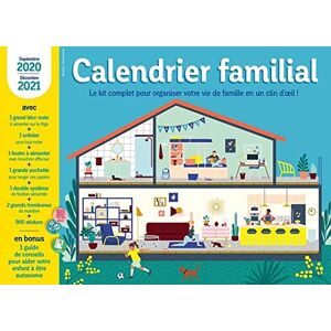 Calendrier Familial : Le Kit Complet Pour Organiser Votre Vie De Famille En Un Clin D'Oeil ! : Septembre 2020-Décembre 2021 - Publicité Calendrier Familial : Le Kit Complet Pour Organiser Votre Vie De Famille En Un Clin D'Oeil ! : Septembre 2020-Décembre 2021 - Publicité