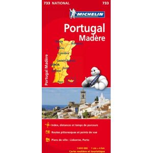 Collectif Michelin Carte Portugal, Madère Michelin - Publicité Collectif Michelin Carte Portugal, Madère Michelin - Publicité