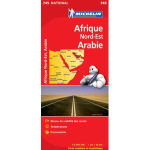 Collectif Michelin Carte National Afrique Du Nord Est Et Arabie Michelin - Publicité Collectif Michelin Carte National Afrique Du Nord Est Et Arabie Michelin - Publicité