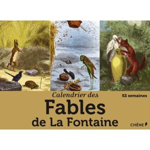 Calendrier Des Fables De La Fontaine : 52 Semaines - Publicité Calendrier Des Fables De La Fontaine : 52 Semaines - Publicité