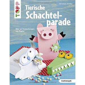 Christiane Steffan Tierische Schachtelparade (Kreativ.Kompakt.): Über 40 Verpackungen Aus Papier - Publicité Christiane Steffan Tierische Schachtelparade (Kreativ.Kompakt.): Über 40 Verpackungen Aus Papier - Publicité