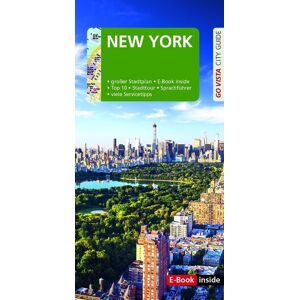 Hannah Glaser Go Vista: Reiseführer New York: Mit Faltkarte Und E-Book Inside - Publicité Hannah Glaser Go Vista: Reiseführer New York: Mit Faltkarte Und E-Book Inside - Publicité