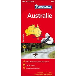 Collectif Michelin Carte National Australie - Publicité Collectif Michelin Carte National Australie - Publicité