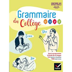 Collectif Grammaire Du Collège 6e, 5e, 4e, 3e : Tout Le Programme D'Étude De La Langue : Livre De L'Élève - Publicité Collectif Grammaire Du Collège 6e, 5e, 4e, 3e : Tout Le Programme D'Étude De La Langue : Livre De L'Élève - Publicité