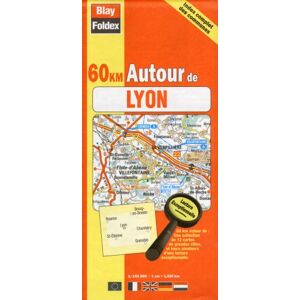 Daunpol Warszawa Carte Routière : 60 Km Autour De Lyon (Avec Index Complet Des Communes Et Légende En 4 Langues) - Publicité Daunpol Warszawa Carte Routière : 60 Km Autour De Lyon (Avec Index Complet Des Communes Et Légende En 4 Langues) - Publicité