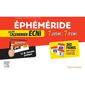 Collectif Ephéméride : Mon Calendrier Ecni : 1 Jour-1 Item - Publicité Collectif Ephéméride : Mon Calendrier Ecni : 1 Jour-1 Item - Publicité