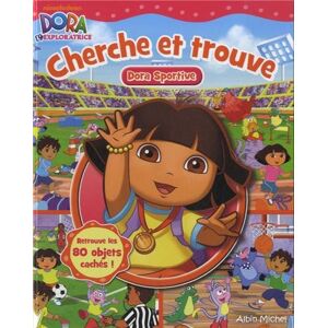 Albin Michel Cherche Et Trouve : Dora Sportive - Publicité Albin Michel Cherche Et Trouve : Dora Sportive - Publicité