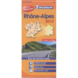 Rhone - Alpes 17523 Carte Michelin Kaart 2010 (Kaarten/cartes Michelin) - Publicité Rhone - Alpes 17523 Carte Michelin Kaart 2010 (Kaarten/cartes Michelin) - Publicité