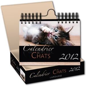 Larousse Calendrier 2012 Des Chats : 52 Magnifiques Portraits De Chats Pour Vous Accompagner Tout Au Long De L'Année 2012 - Publicité Larousse Calendrier 2012 Des Chats : 52 Magnifiques Portraits De Chats Pour Vous Accompagner Tout Au Long De L'Année 2012 - Publicité
