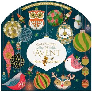 Anne Kalicky Calendrier De L'Avent Père Castor : 24 Petits Livres Pour Attendre Noël - Publicité Anne Kalicky Calendrier De L'Avent Père Castor : 24 Petits Livres Pour Attendre Noël - Publicité