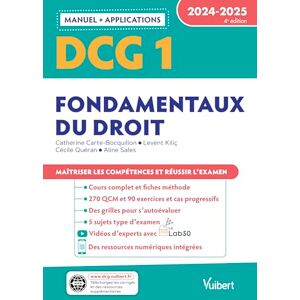 Catherine Carte-Bocquillon Dcg 1, Fondamentaux Du Droit : Manuel + Applications : 2024-2025 - Publicité Catherine Carte-Bocquillon Dcg 1, Fondamentaux Du Droit : Manuel + Applications : 2024-2025 - Publicité
