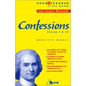 Geneviève Bussac Les Confessions Livres I À Iv, Jean-Jacques Rousseau - Publicité Geneviève Bussac Les Confessions Livres I À Iv, Jean-Jacques Rousseau - Publicité