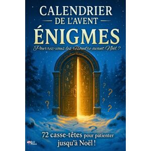 Q.I France Calendrier De L’avent Énigmes: Livre D’énigmes Pour Adultes, Seniors Et Adolescents-Famille – Calendrier De L’avent 2025 – Activité De Noël, Jeux De ... Idée Activité Décembre, Livre D’activité - Publicité Q.I France Calendrier De L’avent Énigmes: Livre D’énigmes Pour Adultes, Seniors Et Adolescents-Famille – Calendrier De L’avent 2025 – Activité De Noël, Jeux De ... Idée Activité Décembre, Livre D’activité - Publicité
