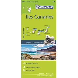 Collectif Michelin Iles Canaries 11125 Carte Zoom Michelin Kaart - Publicité Collectif Michelin Iles Canaries 11125 Carte Zoom Michelin Kaart - Publicité