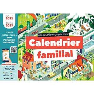 Marabout Calendrier Familial : Une Double-Page Par Mois : Septembre 2022-Décembre 2023 - Publicité Marabout Calendrier Familial : Une Double-Page Par Mois : Septembre 2022-Décembre 2023 - Publicité