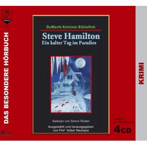 Steve Hamilton Ein Kalter Tag Im Paradies. 4 Cds - Publicité Steve Hamilton Ein Kalter Tag Im Paradies. 4 Cds - Publicité