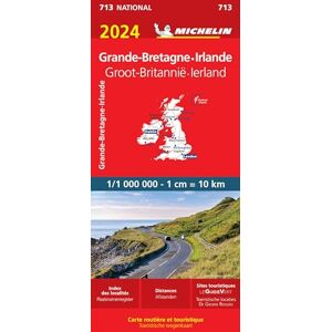 Grande-Bretagne & Irlande 11713 2024: Wegenkaart Schaal 1 : 1.000.000 (Nationale Kaarten Michelin) - Publicité Grande-Bretagne & Irlande 11713 2024: Wegenkaart Schaal 1 : 1.000.000 (Nationale Kaarten Michelin) - Publicité