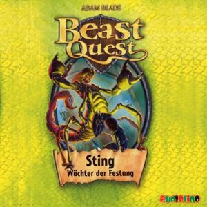 Adam Blade Beast Quest 18. Sting, Wächter Der Festung - Publicité Adam Blade Beast Quest 18. Sting, Wächter Der Festung - Publicité