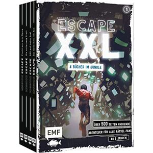 Lylian Escape Xxl – Über 500 Seiten Packende Abenteuer Für Alle Rätsel-Fans Ab 9 Jahren (Band 1): 4 Bücher Im Bundle: Escape Games Für 1 Oder Mehrere Spieler*innen – Mit Ausklappbaren Karten - Publicité Lylian Escape Xxl – Über 500 Seiten Packende Abenteuer Für Alle Rätsel-Fans Ab 9 Jahren (Band 1): 4 Bücher Im Bundle: Escape Games Für 1 Oder Mehrere Spieler*innen – Mit Ausklappbaren Karten - Publicité