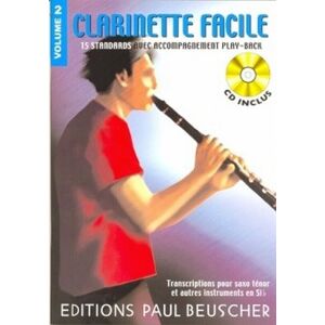 Partition : Clarinette Facile Sib Vol.2 + Cd - Publicité Partition : Clarinette Facile Sib Vol.2 + Cd - Publicité