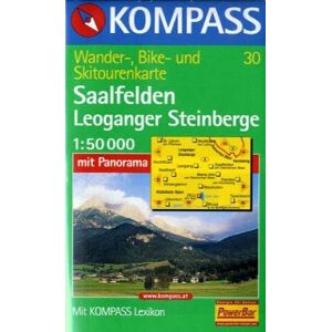 Carte Touristique : Saalfelden - Leoganger Steinberg - Publicité Carte Touristique : Saalfelden - Leoganger Steinberg - Publicité