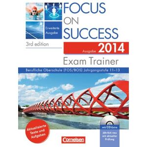 Shaunessy Ashdown Focus On Success - 3rd Edition - Erweiterte Ausgabe: B1-C1: 11.-13. Jahrgangsstufe - Exam Trainer - Ausgabe 2014: Arbeitsbuch Mit Cd-Extra, Answer Key ... Booklet. Cd-Rom Und Cd Auf Einem Datenträger - Publicité Shaunessy Ashdown Focus On Success - 3rd Edition - Erweiterte Ausgabe: B1-C1: 11.-13. Jahrgangsstufe - Exam Trainer - Ausgabe 2014: Arbeitsbuch Mit Cd-Extra, Answer Key ... Booklet. Cd-Rom Und Cd Auf Einem Datenträger - Publicité