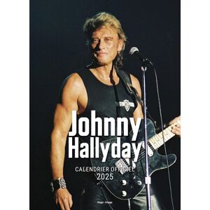 Calendrier Mural Johnny Hallyday 2025 - Publicité Calendrier Mural Johnny Hallyday 2025 - Publicité