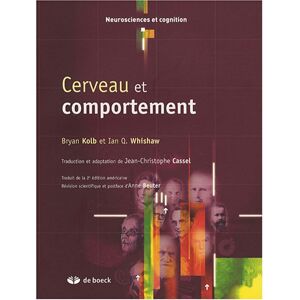 Bryan Kolb Cerveau & Comportement - Publicité Bryan Kolb Cerveau & Comportement - Publicité