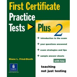 Booth, Diana L.Fried- First Certificate Practice Tests Plus 2, W. Key And 3 Audio-Cds - Publicité Booth, Diana L.Fried- First Certificate Practice Tests Plus 2, W. Key And 3 Audio-Cds - Publicité