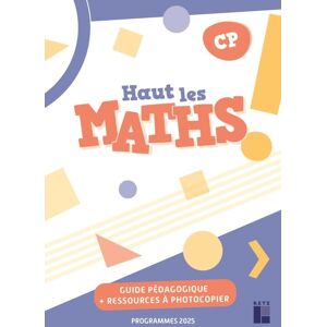 Marie-Sophie Mazollier Haut Les Maths ! Cp : Guide Pédagogique + Ressources À Télécharger : Programmes 2025 - Publicité Marie-Sophie Mazollier Haut Les Maths ! Cp : Guide Pédagogique + Ressources À Télécharger : Programmes 2025 - Publicité
