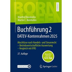 Manfred Bornhofen Buchführung 2 Datev-Kontenrahmen 2025 - Publicité Manfred Bornhofen Buchführung 2 Datev-Kontenrahmen 2025 - Publicité