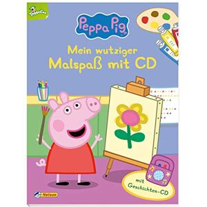 Peppa: Mein Wutziger Malspaß Mit Cd: Mit Geschichten-Cd (Peppa Pig) - Publicité Peppa: Mein Wutziger Malspaß Mit Cd: Mit Geschichten-Cd (Peppa Pig) - Publicité