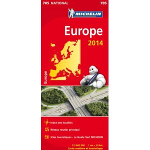 Collectif Michelin Carte Europe 2014 Michelin - Publicité Collectif Michelin Carte Europe 2014 Michelin - Publicité