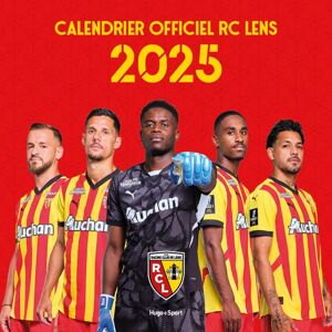 Calendrier Mural Rc Lens 2025 - Publicité Calendrier Mural Rc Lens 2025 - Publicité