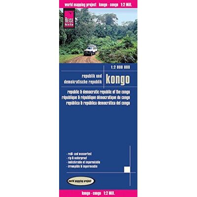 Peter Rump, Reise Know-How Verlag Reise Know-How Landkarte Kongo (1:2.000.000) : Republik Und Demokratische Republik Kongo: World Mapping Project - Publicité Peter Rump, Reise Know-How Verlag Reise Know-How Landkarte Kongo (1:2.000.000) : Republik Und Demokratische Republik Kongo: World Mapping Project - Publicité