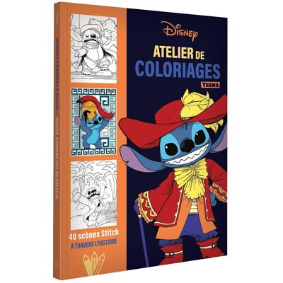 Disney Teens : Atelier De Coloriages : Stitch À Travers L'Histoire - Publicité Disney Teens : Atelier De Coloriages : Stitch À Travers L'Histoire - Publicité