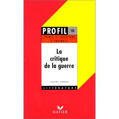 Hélène Sabbah La Critique De La Guerre - Publicité Hélène Sabbah La Critique De La Guerre - Publicité