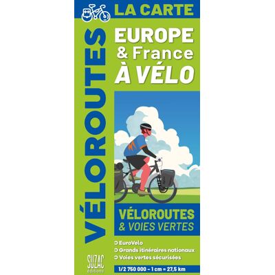 Collectif La Carte Véloroutes : L'Europe À Vélo : Véloroutes & Voies Vertes En Europe - Publicité Collectif La Carte Véloroutes : L'Europe À Vélo : Véloroutes & Voies Vertes En Europe - Publicité