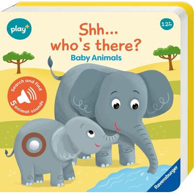 Dynamo Limited Ravensburger Play+ Shh… Who'S There? Baby Animals (My First Seek And Find Sound Book), Baby Book 12+ Months - Publicité Dynamo Limited Ravensburger Play+ Shh… Who'S There? Baby Animals (My First Seek And Find Sound Book), Baby Book 12+ Months - Publicité