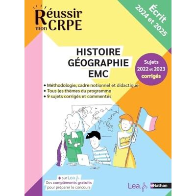Séverine Fix-Lemaire Histoire Géographie Emc : Sujets 2022 Et 2023 Corrigés : Écrit 2024 Et 2025 - Publicité Séverine Fix-Lemaire Histoire Géographie Emc : Sujets 2022 Et 2023 Corrigés : Écrit 2024 Et 2025 - Publicité