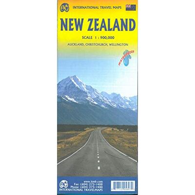 Collectif New Zealand 1:900 000: Touristik Map, Waterproof Pläne Auckland, Christchurch, Wellington - Publicité Collectif New Zealand 1:900 000: Touristik Map, Waterproof Pläne Auckland, Christchurch, Wellington - Publicité