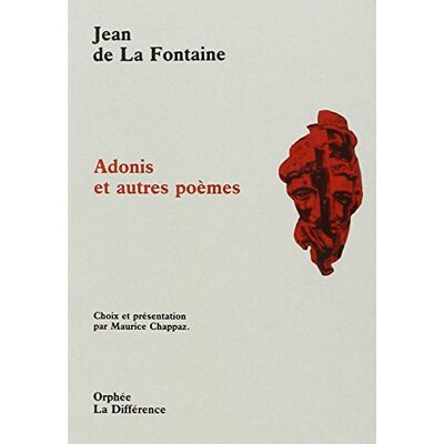 La Fontaine, Jean de Adonis Et Autres Poèmes - Publicité La Fontaine, Jean de Adonis Et Autres Poèmes - Publicité